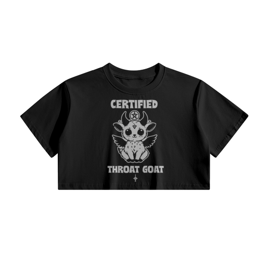 "Throat Goat" Crop Top Tee