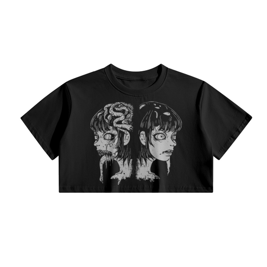 "Twin Flame" Crop Top Tee (Reprint)